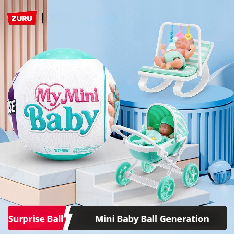 Home Security In My Area - 新しいZURU MY MINIミニベイビー1-2-3世代おもちゃブラインドボックスミニチュアベビーボールクレードル人形子供用プレイハウスギフトおもちゃ