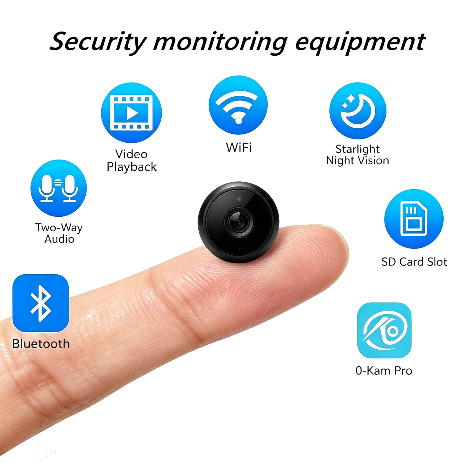 Home Security Recorder - BU4 家庭用屋内セキュリティ監視キット：高画質ナイトビジョンスマートカメラ + ミニNVR（ネットワークビデオレコーダー）