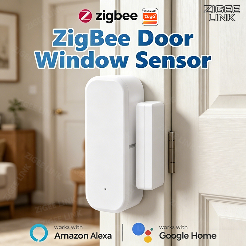 Window Alarm Sensor - ZigBee ドア窓センサーゲート開閉検出器 Tuya スマートライフ人感センサー ライトスイッチ用 APP