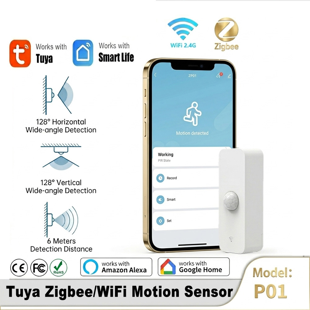 Home Security Tools - スマートPIRモーションセンサー WiFi Zigbee人感センサー スマートライフ ホームセキュリティオートメーション用