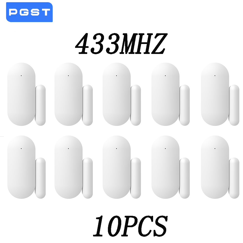 Window Alarm Sensor - 10 個 433MHz ワイヤレスドアセンサースマートアラームセキュリティシステムアラート窓ドアアラームホストに接続 PG-103/105/107/108/109