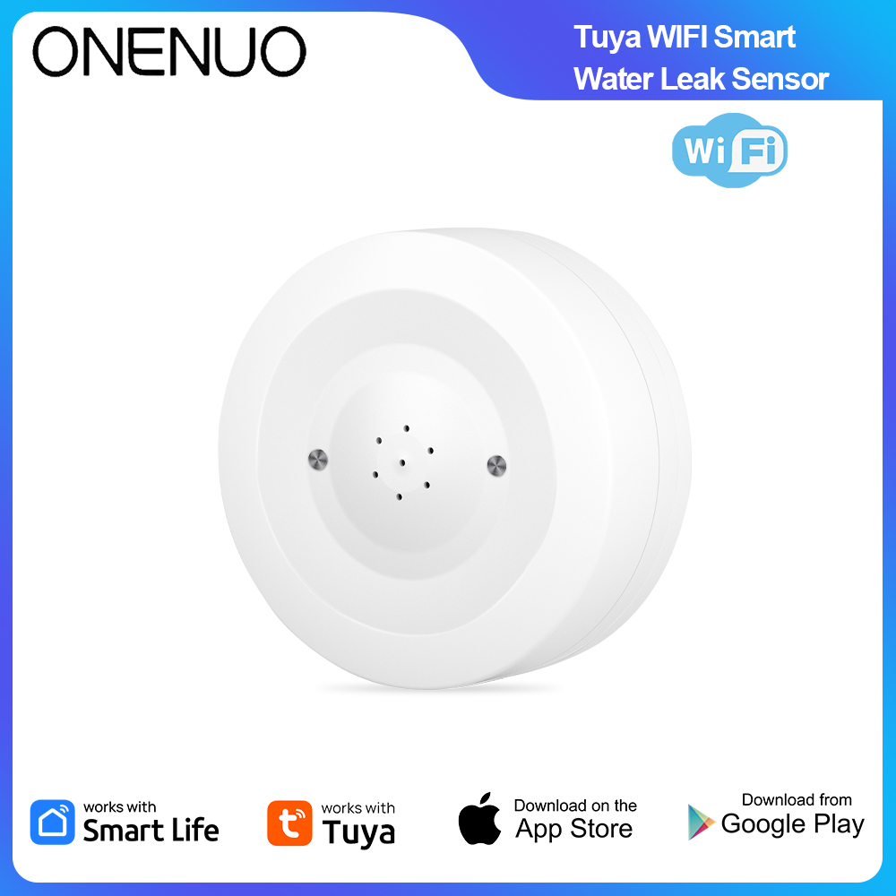Home Security Tools - ONENUO WiFi Tuya 水漏れセンサー 水漏れ検知器 IP55