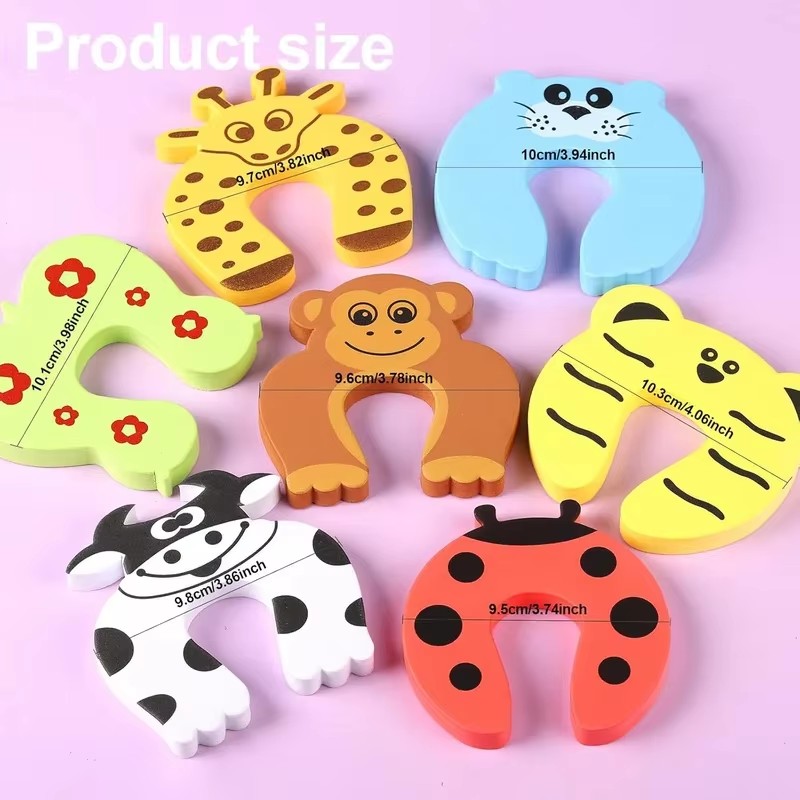 Home Security Jammers - 安全な家庭用キッチンクリップドアストッパー、子供用指保護ドアストッパー、挟み込み防止ガード、寝室用セキュリティドア