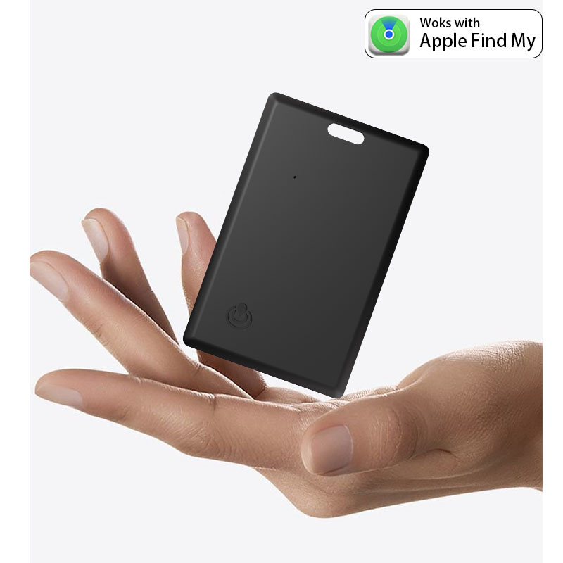 Home Security In My Area - スマートエアタグカードトラッカータグファインダーセキュリティトラック（Appleの「探す」機能対応）キー、財布、荷物、バッグの位置追跡用（iOS対応）