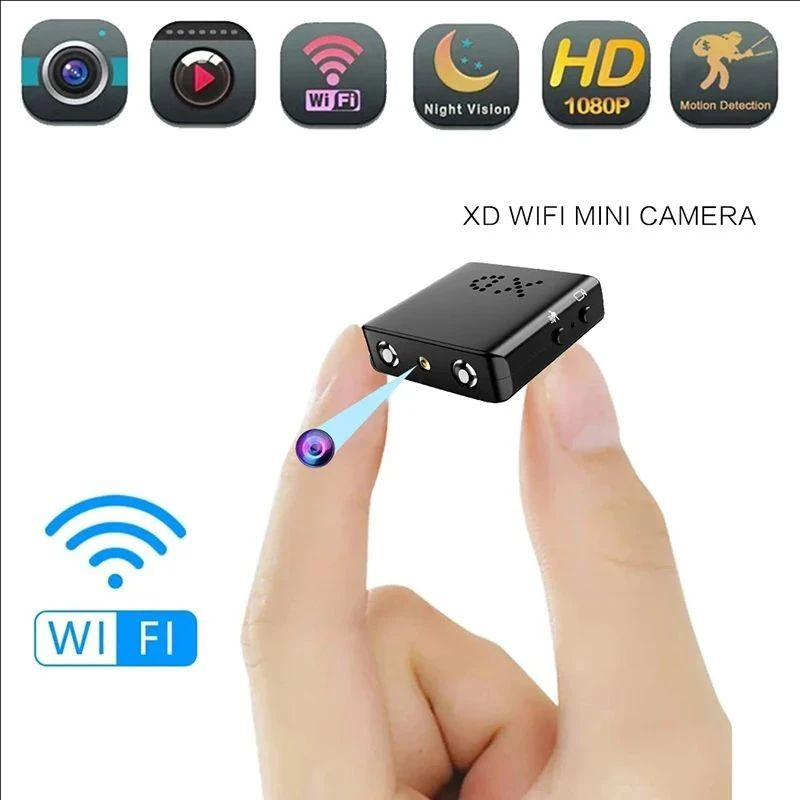 Home Security Recorder - 1080P HDミニWiFiカメラ XDワイヤーカメラ スマートホームセキュリティ 室内防犯IPカメラ ビデオ音声APPリアルタイムカメラ