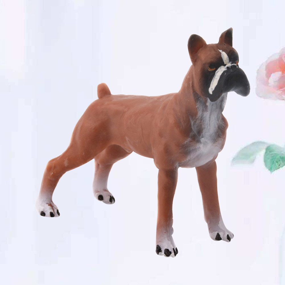Home Security Box - ミニボックス入りパグ犬の装飾品1個、リアルで精巧な作り、家庭、オフィス、車、キャビネットの装飾に最適、かわいいリアルな動物のオーナメント、子供向け