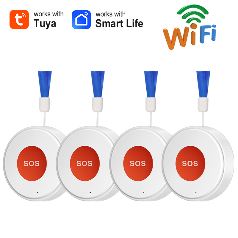 Home Security Tools - スマートライフアプリ WiFi SOS緊急ボタン Tuyaホームセキュリティ 高齢者/子供向け ワンクリックコールヘルプアラーム