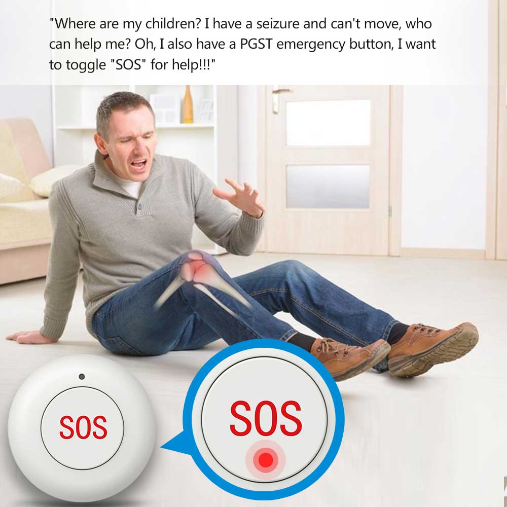 ワイヤレス SOS ボタンスマートホームゲートセキュリティド - Home Security Services のレビューと価格