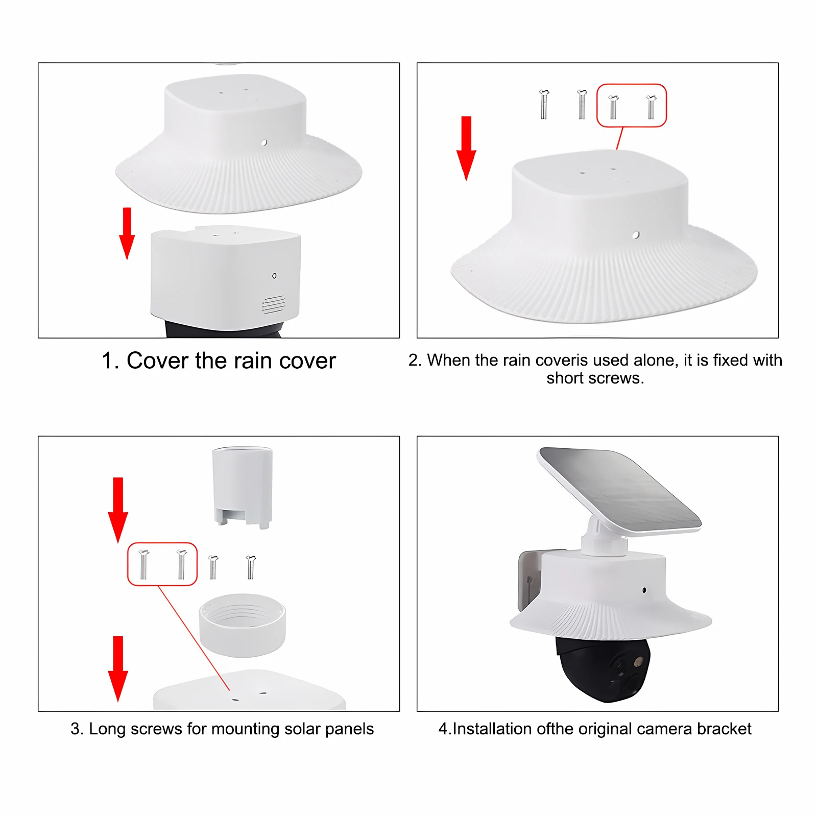 ABS 耐候性カバー Eufy S340 用雨太陽に対する保 - Home Security Eufy のレビューと価格
