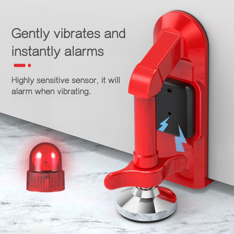 ドアストップアラーム、ポータブルドアロックブレース、調節可能 - Home Security Jammers のレビューと価格