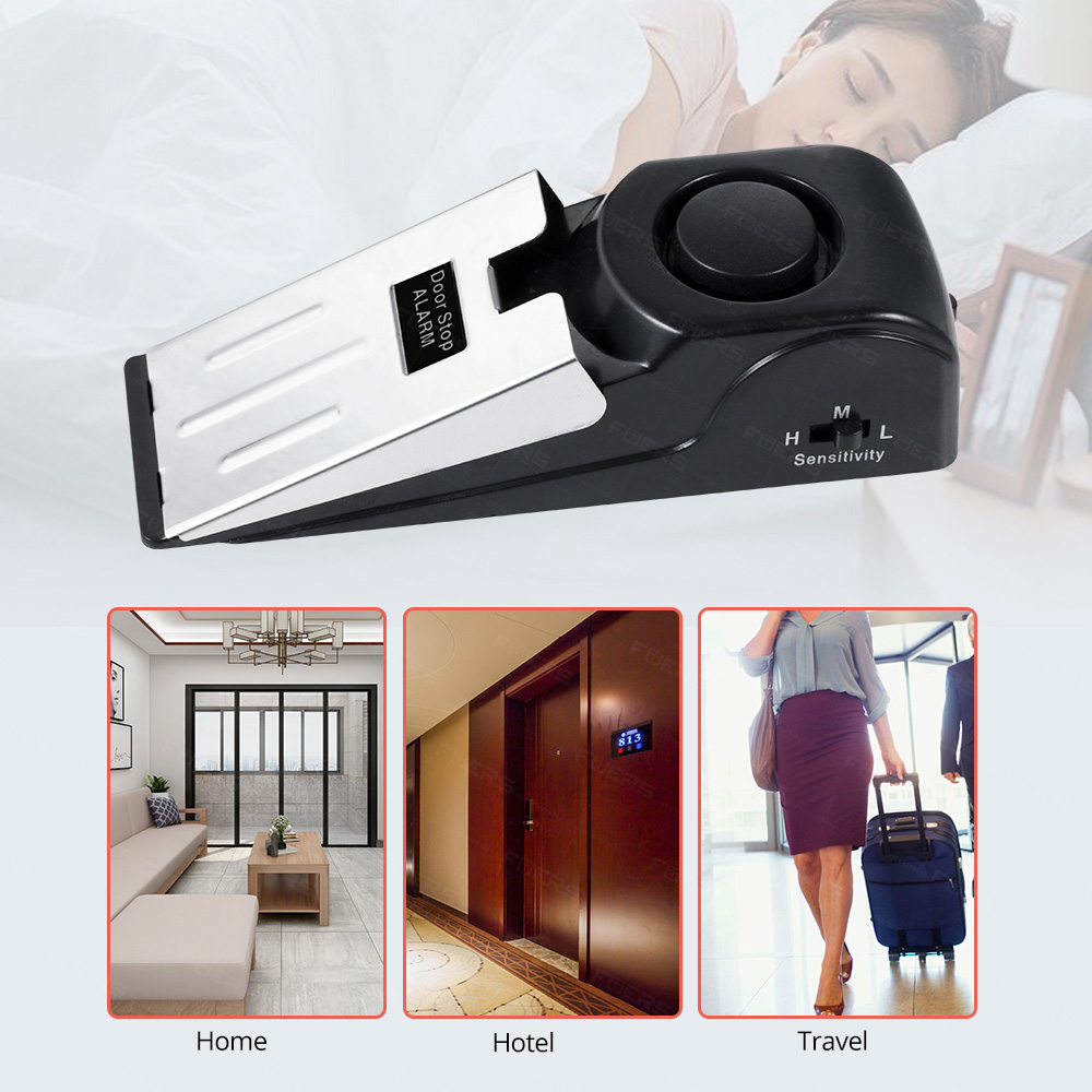 FUERS ドアストップアラームシステム 120dB 大音量 - Home Security Services のレビューと価格