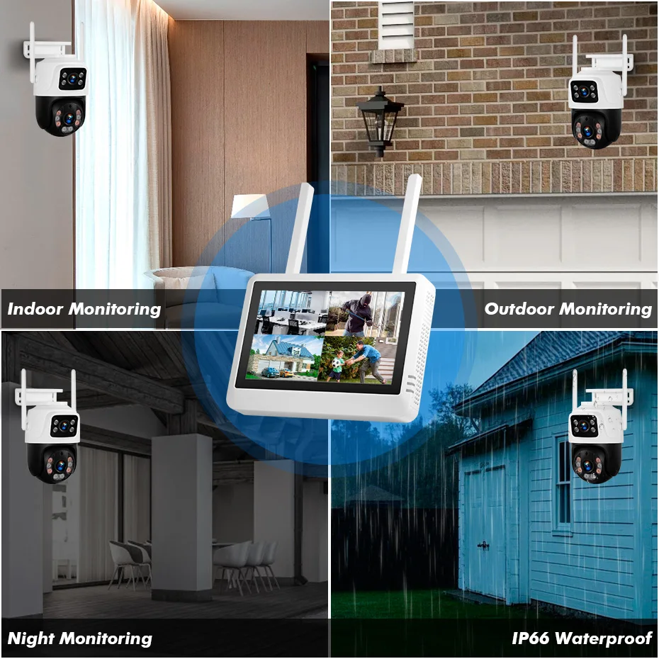FUERS 8CH ワイヤレス NVR セキュリティシステム - Home Security Recorder のレビューと価格