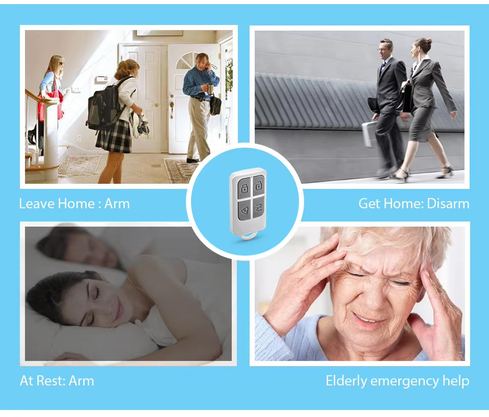 RC531 ワイヤレスポータブルリモコン 4ボタンキーチェー - Home Security Services のレビューと価格