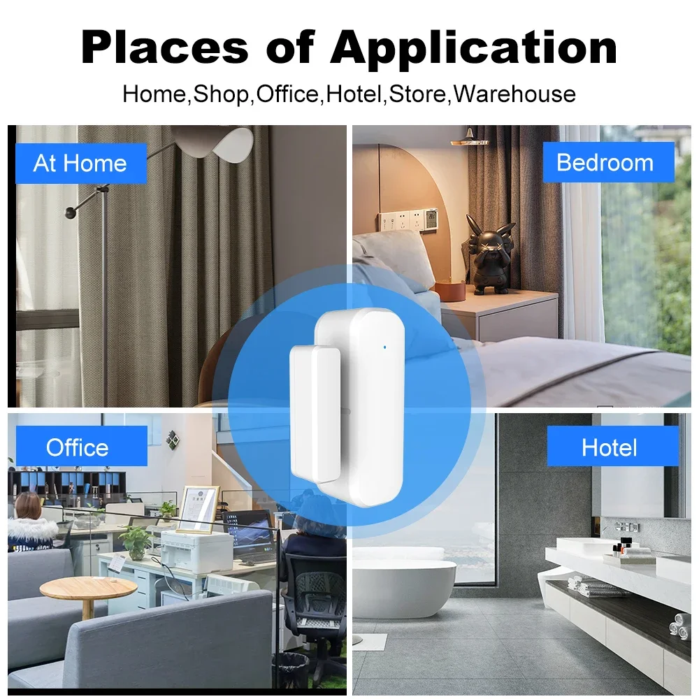 ZigBee ワイヤレスドアウィンドウセンサースマートホーム - Window Alarm Sensor のレビューと価格