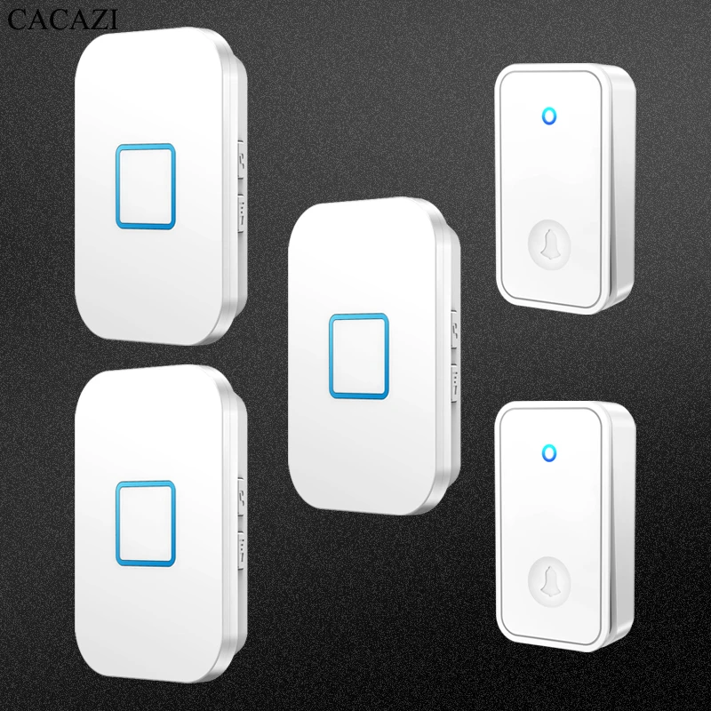 CACAZI 電池不要 防水 ドアベル スマートホーム マイ - Home Security In My Area のレビューと価格