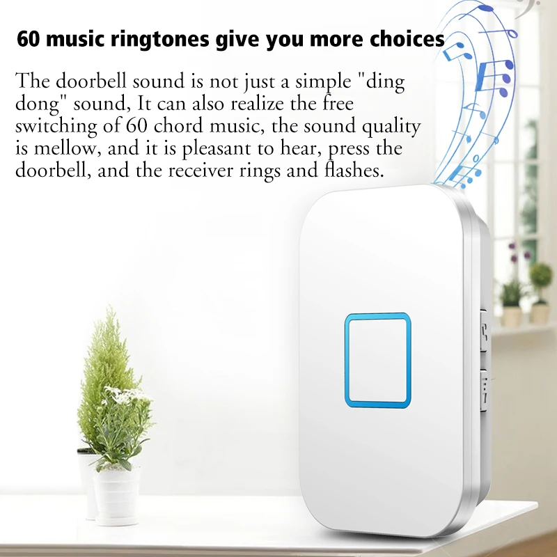 CACAZI 電池不要 防水 ドアベル スマートホーム マイ - Home Security In My Area のレビューと価格