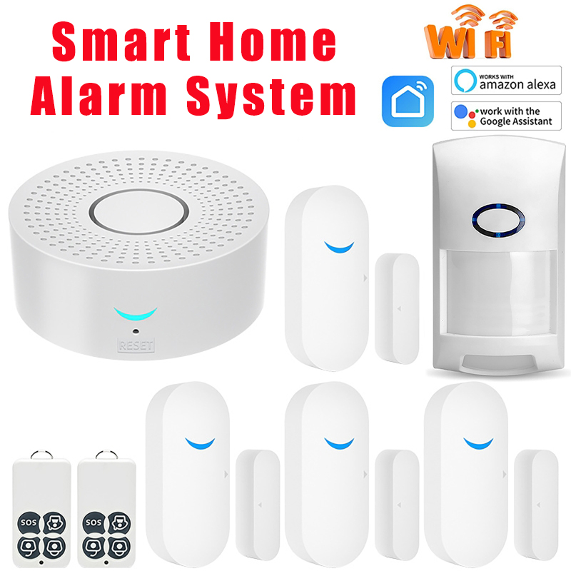 433MHz スマートホーム Tuya WiFi ドアセンサ - Window Alarm Sensor のレビューと価格