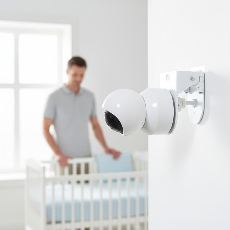 壁掛け式L字型PTZカメラブラケット、接着ベース付き、穴あけ - Home Security Services のレビューと価格