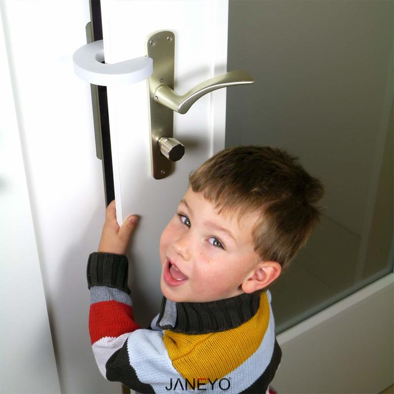 4 個子供指プロテクタードアストッパージャマーピンチガード赤 - Home Security Jammers のレビューと価格