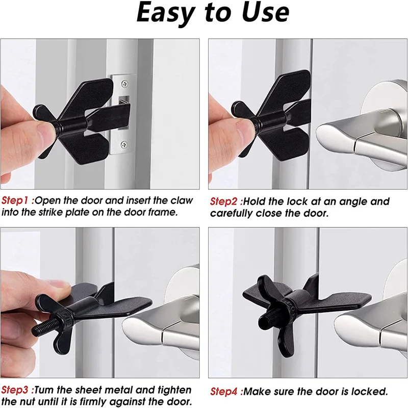 家庭用の頑丈なポータブルドアロック,自宅でのセキュリティ,ラ - Home Security Jammers のレビューと価格