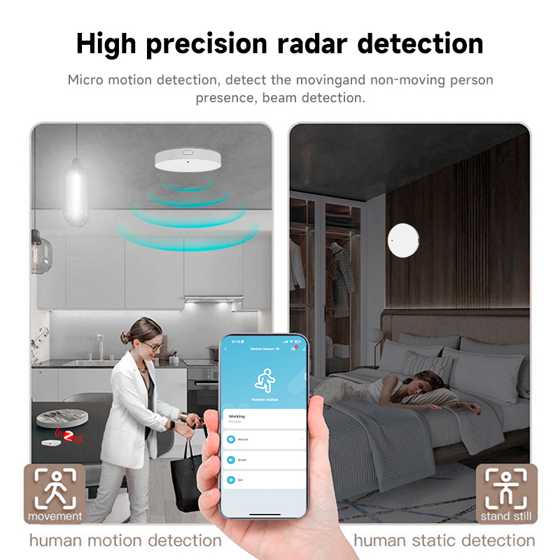 Tuya Zigbee 3.0 24GHz MmWave 人 - Home Security Tools のレビューと価格
