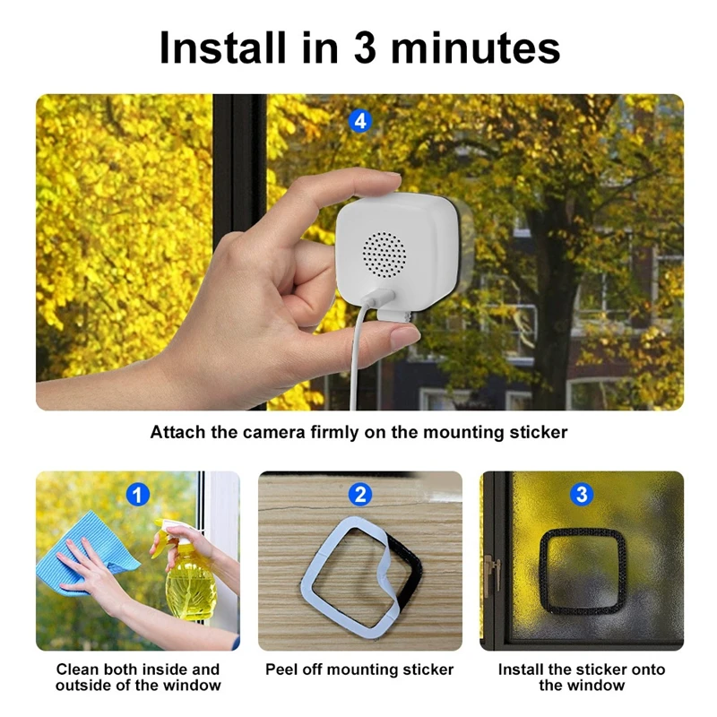 4K WiFi カメラ安全モニターミニ 1080P HD ビ - Home Security Recorder のレビューと価格