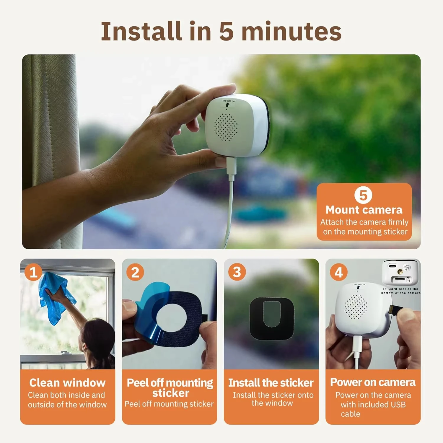 4K WiFi カメラ安全モニターミニ 1080P HD ビ - Home Security Recorder のレビューと価格