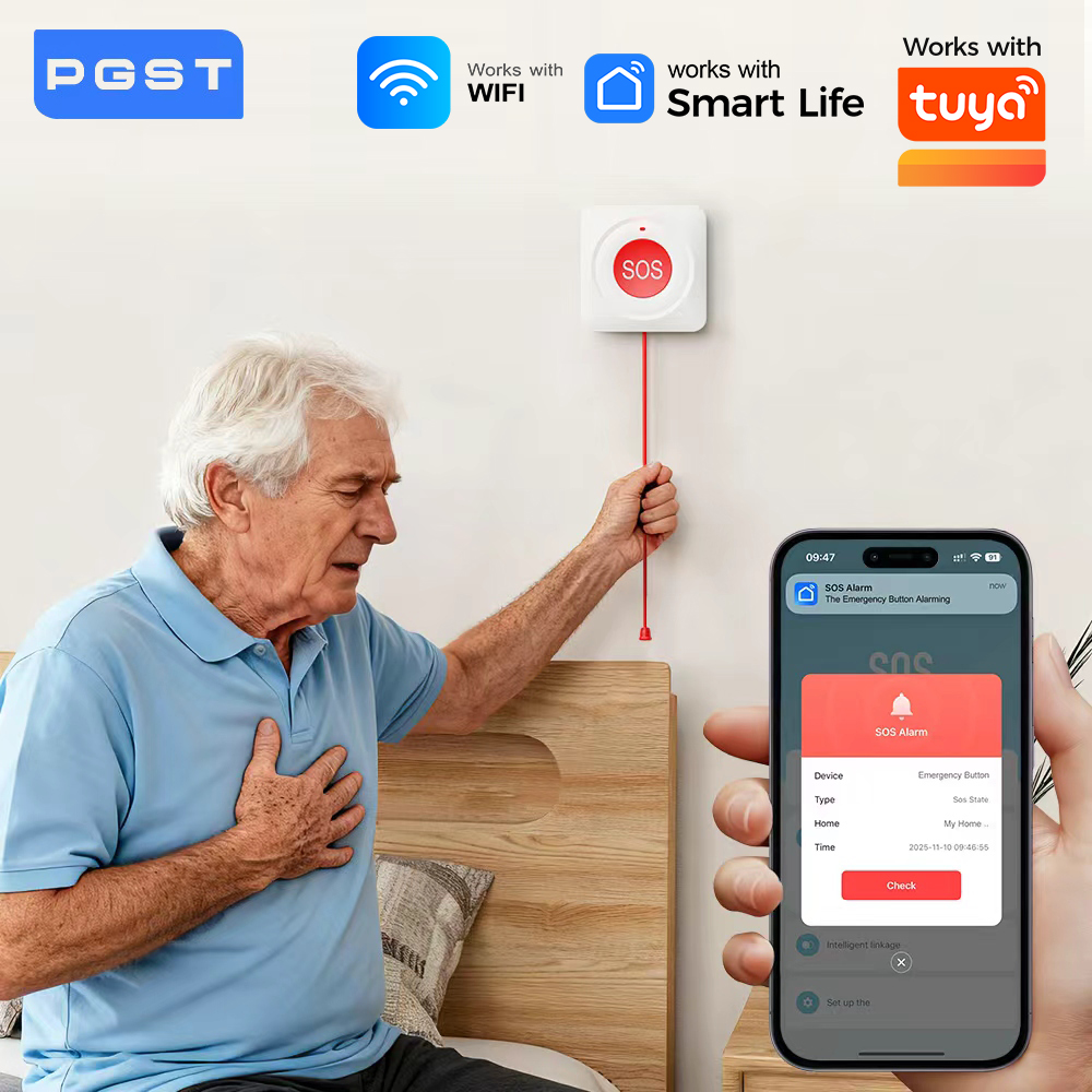 WIFI Zigbee ボタン式 SOS プッシュボタン T - Home Security Tools のレビューと価格