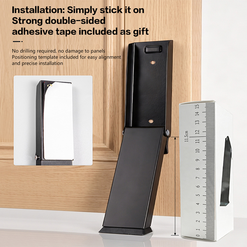 アップグレードされたドリル不要のドアストッパーフットペダルス - Home Security Jammers のレビューと価格