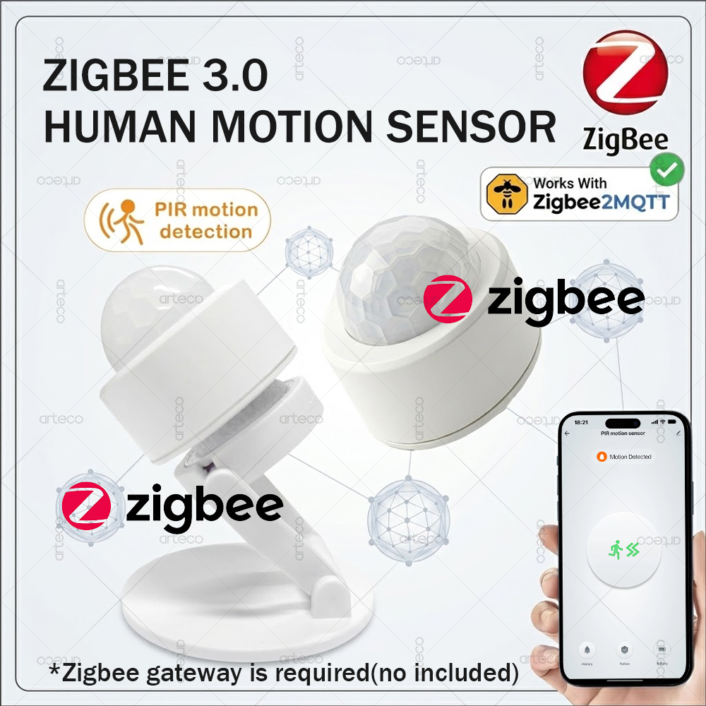 Zigbee 3.0 ミニ PIR モーションセンサー人体赤 - Home Security Tools のレビューと価格