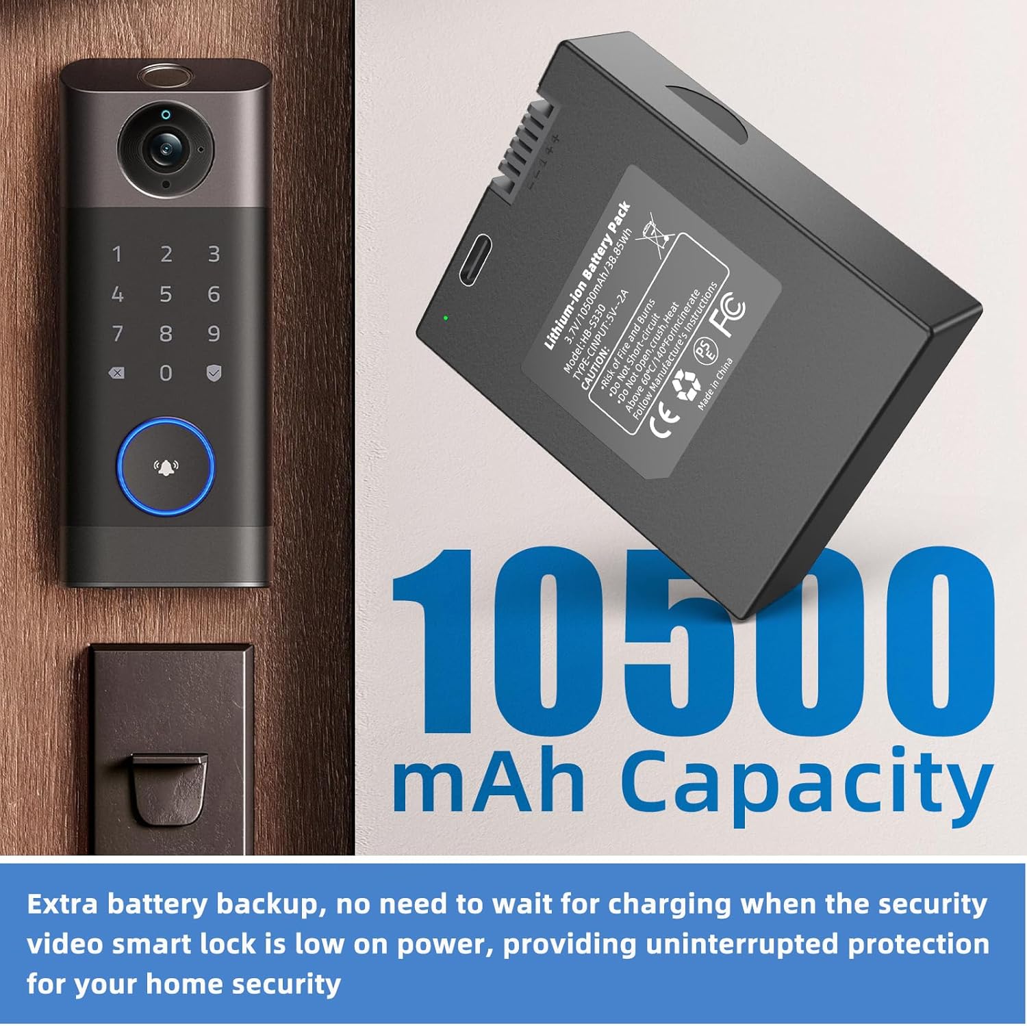 Eufy 10500mAh セキュリティ充電式バッテリー S - Home Security Eufy のレビューと価格