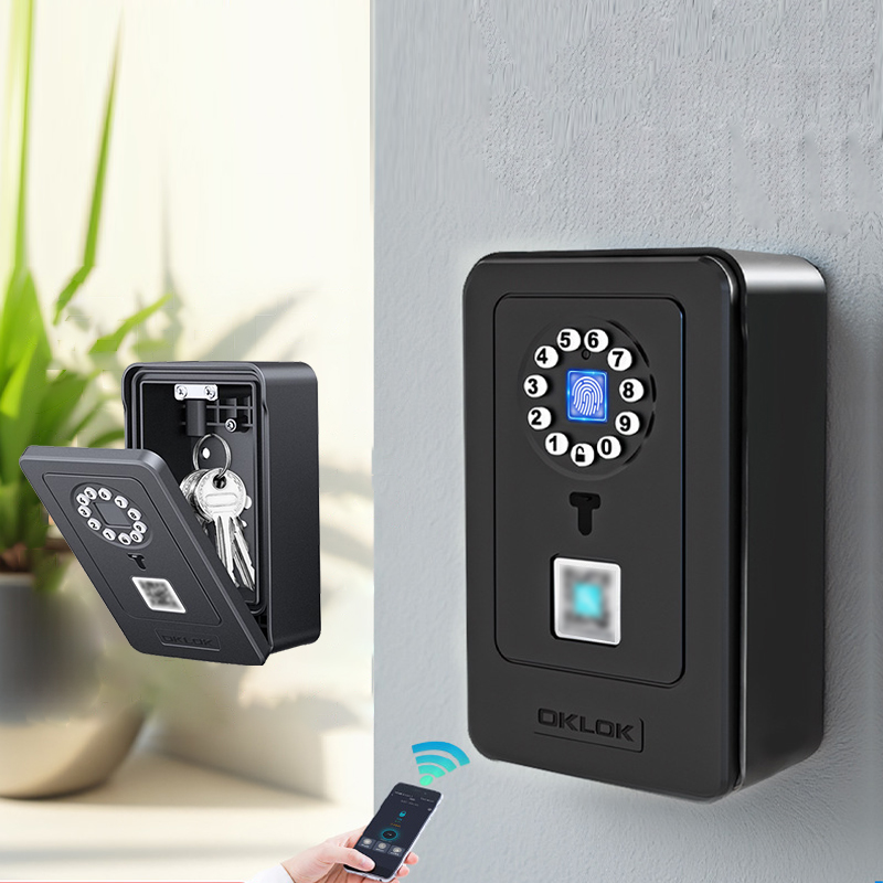 インテリジェント南京錠ハングデザインパスワード保管デポジット - Home Security Box のレビューと価格