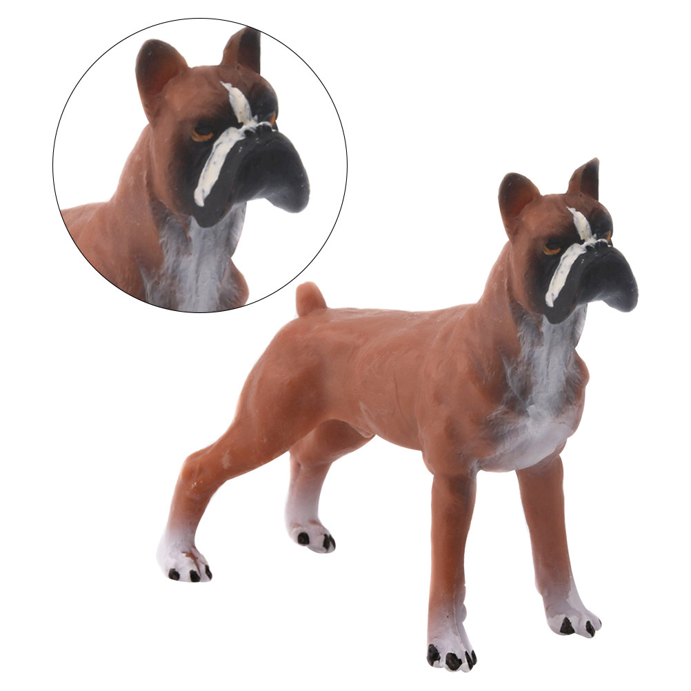 ミニボックス入りパグ犬の装飾品1個、リアルで精巧な作り、家庭 - Home Security Box のレビューと価格