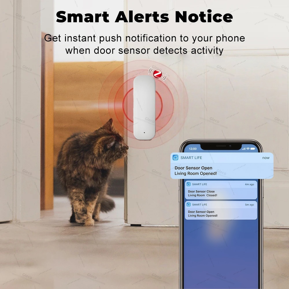 Tuya Zigbee ドア窓センサー アラーム検知器 盗難 - Window Alarm Sensor のレビューと価格