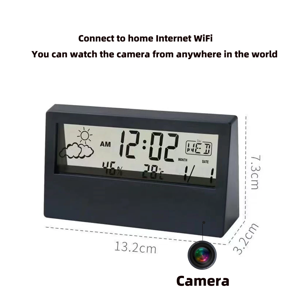 4K WiFi時計型カメラ（動体検知機能付き） |   アプ - Home Security Recorder のレビューと価格